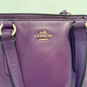 Purple/Eggplant Coach Purse